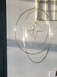 Crystal Hoop Suncatcher Prism Windows Hanging Rainbow Maker Feng Shui Garden Jewelry