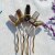 Crystal Pure Copper Hair Stick Amethyst Pink Crystal Raw Crystal  Hairpin Jewelry Bride Wedding Party Gift