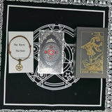 Divination Mystery Tarot Card Sun Moon Table Game Prediction Card PVC Waterproof Wear-resistant Gift Box Luxury
