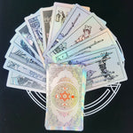 Divination Mystery Tarot Card Sun Moon Table Game Prediction Card PVC Waterproof Wear-resistant Gift Box Luxury