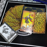 Divination Mystery Tarot Card Sun Moon Table Game Prediction Card PVC Waterproof Wear-resistant Gift Box Luxury