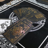 Divination Mystery Tarot Card Sun Moon Table Game Prediction Card PVC Waterproof Wear-resistant Gift Box Luxury