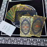Divination Mystery Tarot Card Sun Moon Table Game Prediction Card PVC Waterproof Wear-resistant Gift Box Luxury