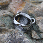Magic Ring~ new style 316L Stainless steel skull goat viking ring