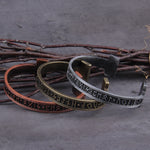 1pc Men's Handmade Nordic Rune Bangle Viking 3 color Alloy men bangle
