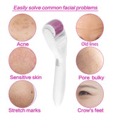 Face Derma Roller Microneedle Dermaroller Derma Pen Dermapen Micro Needle Roller For Eye Face Body Dermaroller Beauty Skin Tool - Microcurrent Face Massage Devices