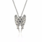 Steampunk Inverted Pentagram Star God Goat Head Pendant Necklace Satan Satan Mysterious Metal DIY Necklace in Jewelry