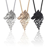 Steampunk Inverted Pentagram Star God Goat Head Pendant Necklace Satan Satan Mysterious Metal DIY Necklace in Jewelry