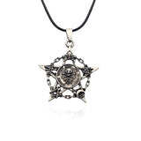 Steampunk Inverted Pentagram Star God Goat Head Pendant Necklace Satan Satan Mysterious Metal DIY Necklace in Jewelry