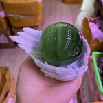 Feather Wings Resin Crystal Ball Holder Display Stand Ornaments Suitable for 4-6cm Ball