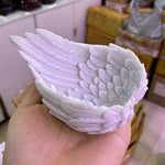 Feather Wings Resin Crystal Ball Holder Display Stand Ornaments Suitable for 4-6cm Ball