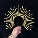 Festival crown Goddess Crown Wicca photography props decoration Festival headpiece Met Gala Crown Halo Crown Cosplay bridalparty