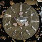 Flower Of Life Crystal Energy Disk Altar Astrolabe Dowsing Pendulum Divination Props Mysterious Decoration
