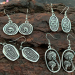 Gifts from nature mushroom earrings Wicca accessories gifts