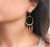 Godness Natual Quartz Stone Dangle Earrings Pagan Occult Wicca Gift