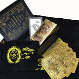 Gold Foil Tarot Card Stamping Box Set Luxury