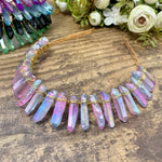 Golden headband Crystal crown quartz headdress Wicca accessories bridal decoration shooting props party gifts