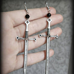 Gothic Sword Earrings Classic Eardrop All Kinds of Big Sword Fashion Punk Jewellery Novel Charm Women Men Gift Mystical Trend