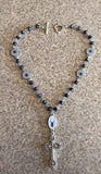Gothic Vampire Spooky Necklaces Black Goth Halloween Beaded Chocker