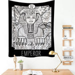 Grim Reaper Demon  Mysterious Tarot Magic Legend Witchcraft Tapestry Aesthetic Wall Hanging Macrame Boho Decor Tapestry  Wall Decor