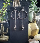 Gypsy Hand Earrings,Victorian Hand Earrings,magic Jewelry,silver Plated