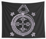 Magical Circle of King Solomon Big Tapestry Wall Hanging