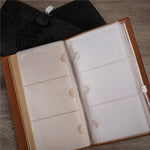 Black magic runes notebook charka blending with natural crystal column
