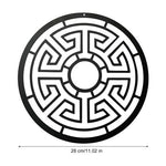 Nordic Style Iron Viking Decor Norse Mythology Symbols Wall Hanging Decoration