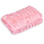 Rose Quartz Jade Neck Mask Beauty Massager Pink Crystal