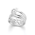 Egyptian Double Coil Ankh Cross Rings For Women Jewelry Stainless Steel Ring Africa Egypt Finger Ring Wedding Party Gift