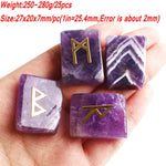 Natural Chakra Crystal Amethyst Slice Fortune-telling Divination
