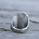 Gothic Men's Stainless Steel Skull Ring Punk Hip Hop Rider Skull Ghost King Ring