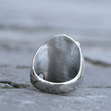 Gothic Men's Stainless Steel Skull Ring Punk Hip Hop Rider Skull Ghost King Ring