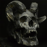 Gothic Punk Satanic Devil Skull Ring Vintage Steampunk