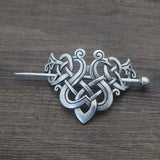 Norse Viking hair clip barrette celtic viking knot wicca vintage Hairpin Wedding Accessories