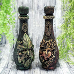 Vintage Wizard Pill Bottle Decorative Ornaments Retro Vase Resin Decorative Bottle
