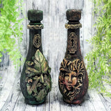 Vintage Wizard Pill Bottle Decorative Ornaments Retro Vase Resin Decorative Bottle