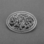 Rune Compass Nordic Viking  Compass Badge Wicca Norse Brooch Ancient Mythology Asatru Jewelry