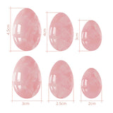 Natural Rose Quartz Yoni Egg Set Vaginal Balls Massage Kegel Ball Massager Muscle Exerciser Crystal Jade Eggs Vaginal Tightening