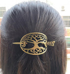 4.9*7cm wicca Viking tree of life Hairpins