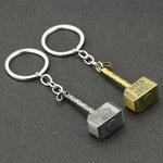 Thor Hammer Keychain Mjolnir Keyring Key Chain Ring Viking Odin Norse Mythology Weapon Nordic