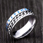 Bague Runes Letter Rune words Odin Norse Viking Rings