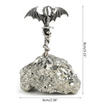 Natural Pyrite Cluster Energy Healing Crystal Stone Pterosaur Sword Mineral