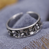 Odin Norse Viking Amulet Rune MEN Ring fashion words Retro Jewelry