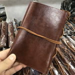 7 Chakra Leather Magic NoteBook Crystal Amethyst Point Journal Diary