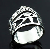 Egyptian Eye of Horus Ankh Cross Symbolic Rings Egypt Amulet Jewelry