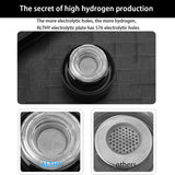 Hydrogen Rich Water Generator Bottle - Glass Cupbody - DuPont SPE &amp; PEM Dual Chamber Maker lonizer - H2 Inhalation device