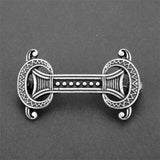 Rune Compass Nordic Viking  Compass Badge Wicca Norse Brooch Ancient Mythology Asatru Jewelry