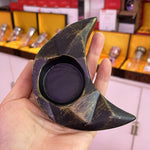Islam Star Moon Crystal Ball Resin Base Sphere Display Stand Office Home Decor Crafts Ornaments
