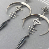 Earrings Dragon Stones | Dragon Drop Earrings Women | Gothic Earrings Stone - Trendy